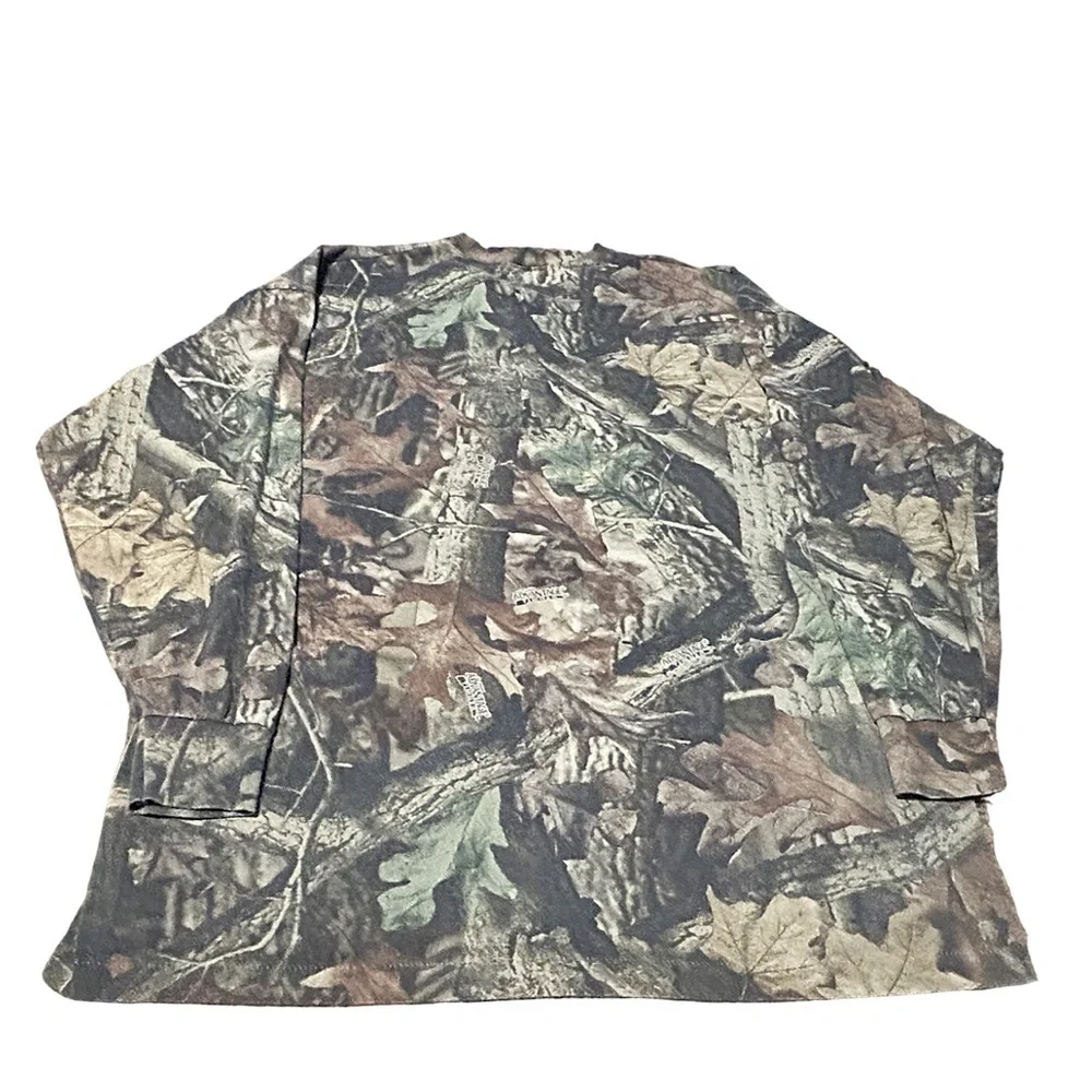 Vintage 90s Ranger 2XL RealTree Advantage Timber Camo Henley USA - Picture 2 of 12